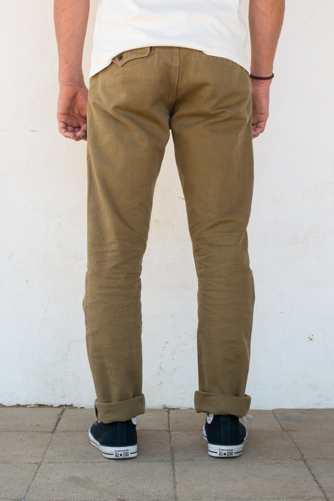 WORKERS CHINO SLIM FIT 14 OUNCE SLUB TAN