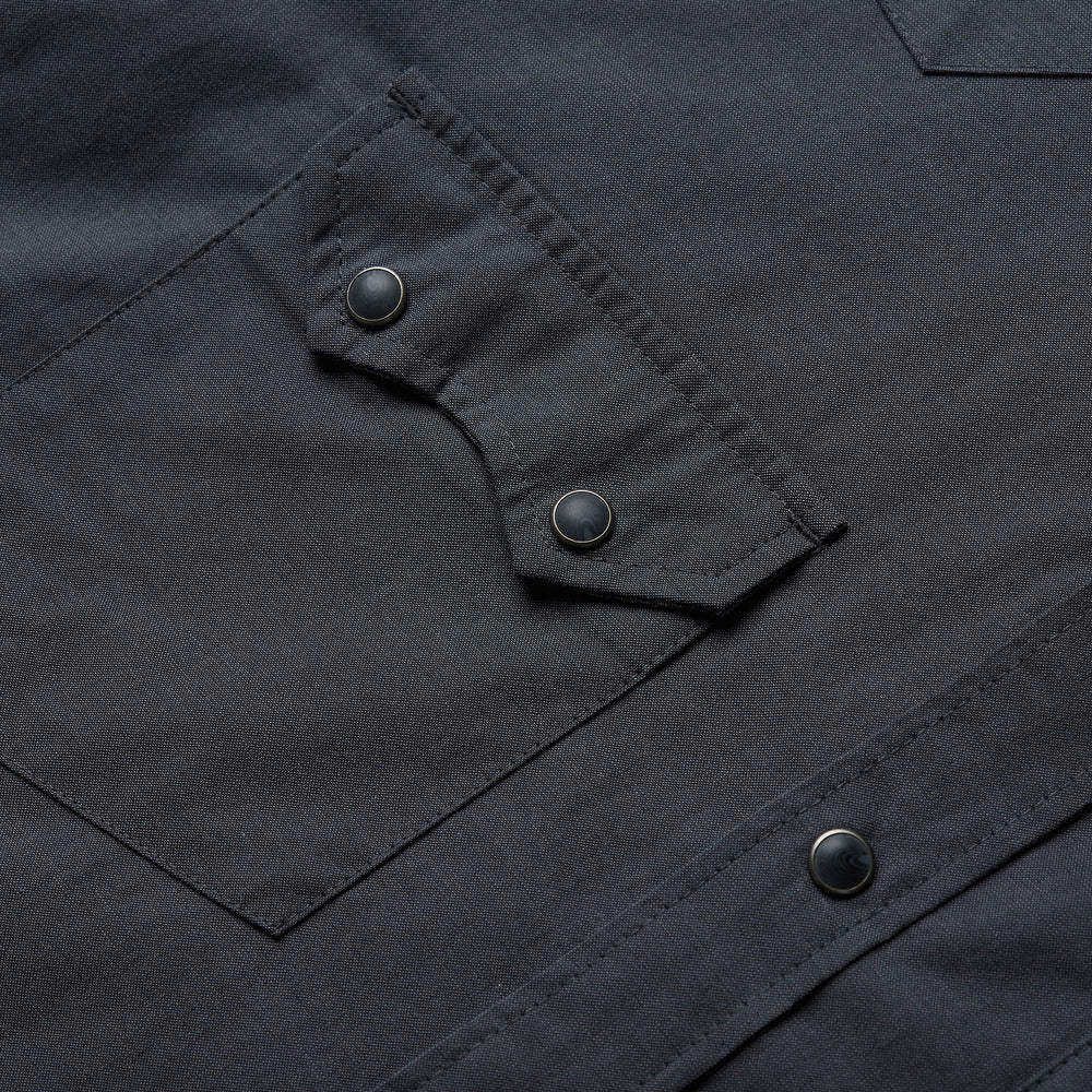 Crosscut Deluxe Snapshirt - Midnight Chambray