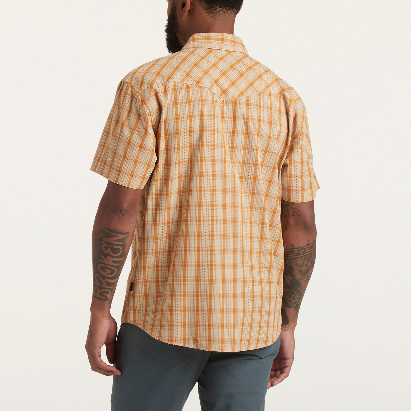 H Bar B Snapshirt - Pumpkin
