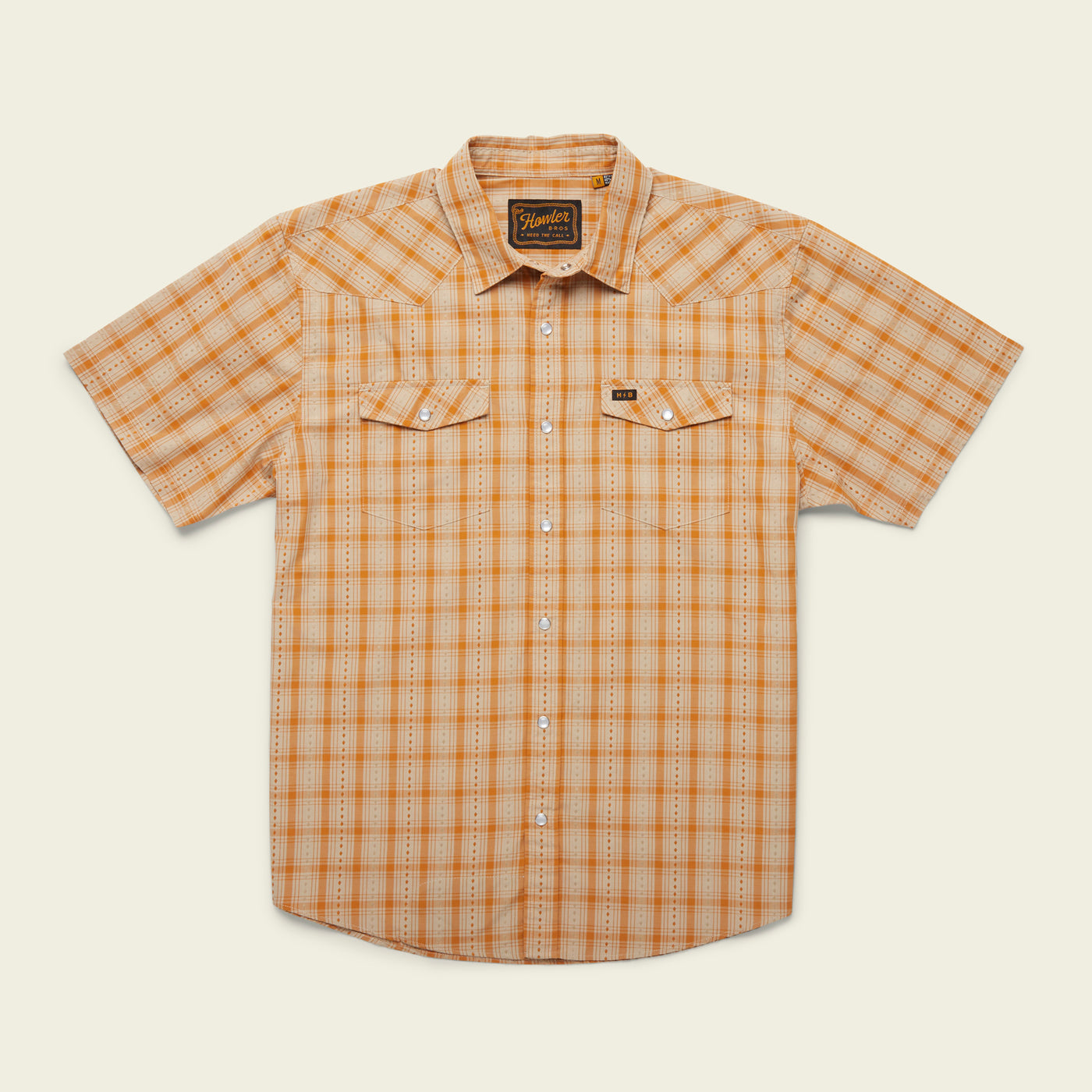 H Bar B Snapshirt - Pumpkin
