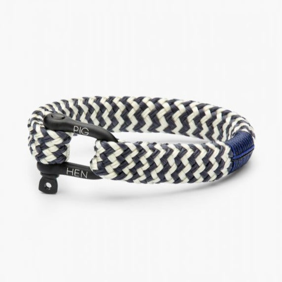 GORGEOUS GEORGE SLATE GRAY - OFF WHITE | BLACK