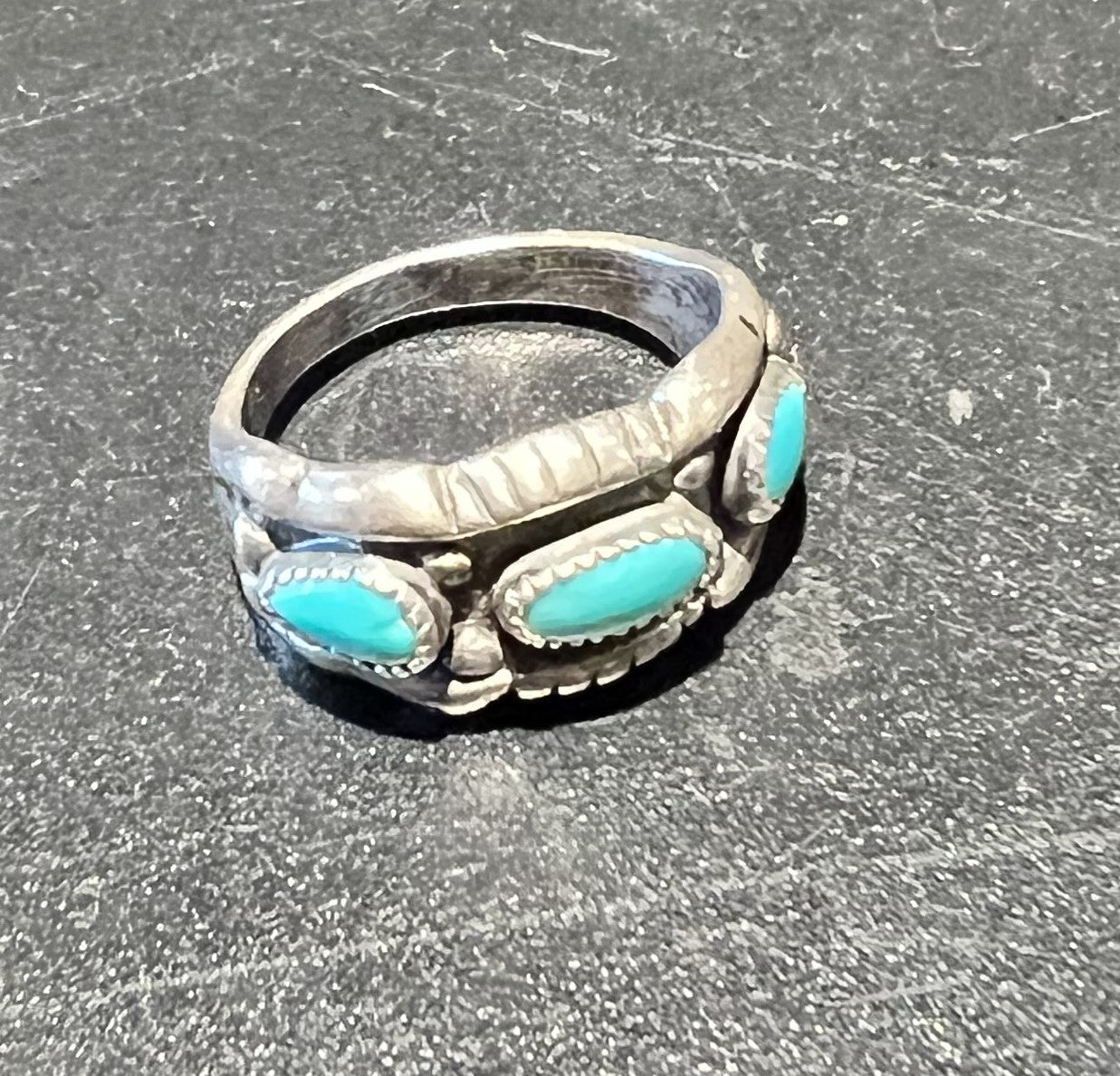 Vintage Sterling and Turquoise Ring