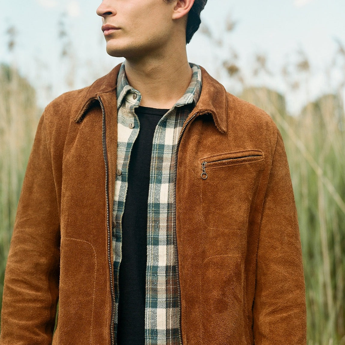 Unlined Rough Out Cowhide Jacket
