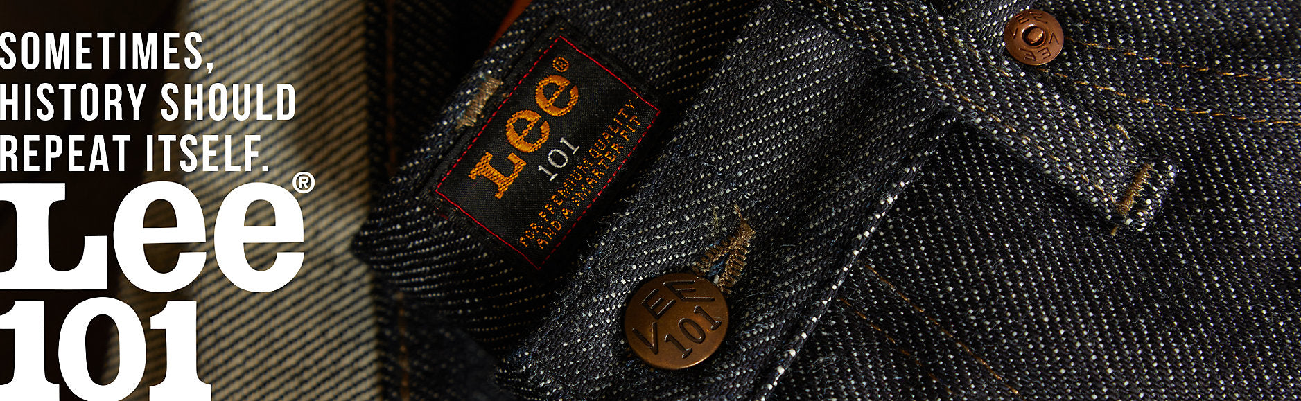 MEN'S LEE 101 WESTERN SHIRT IN DRY (DARK INDIGO)