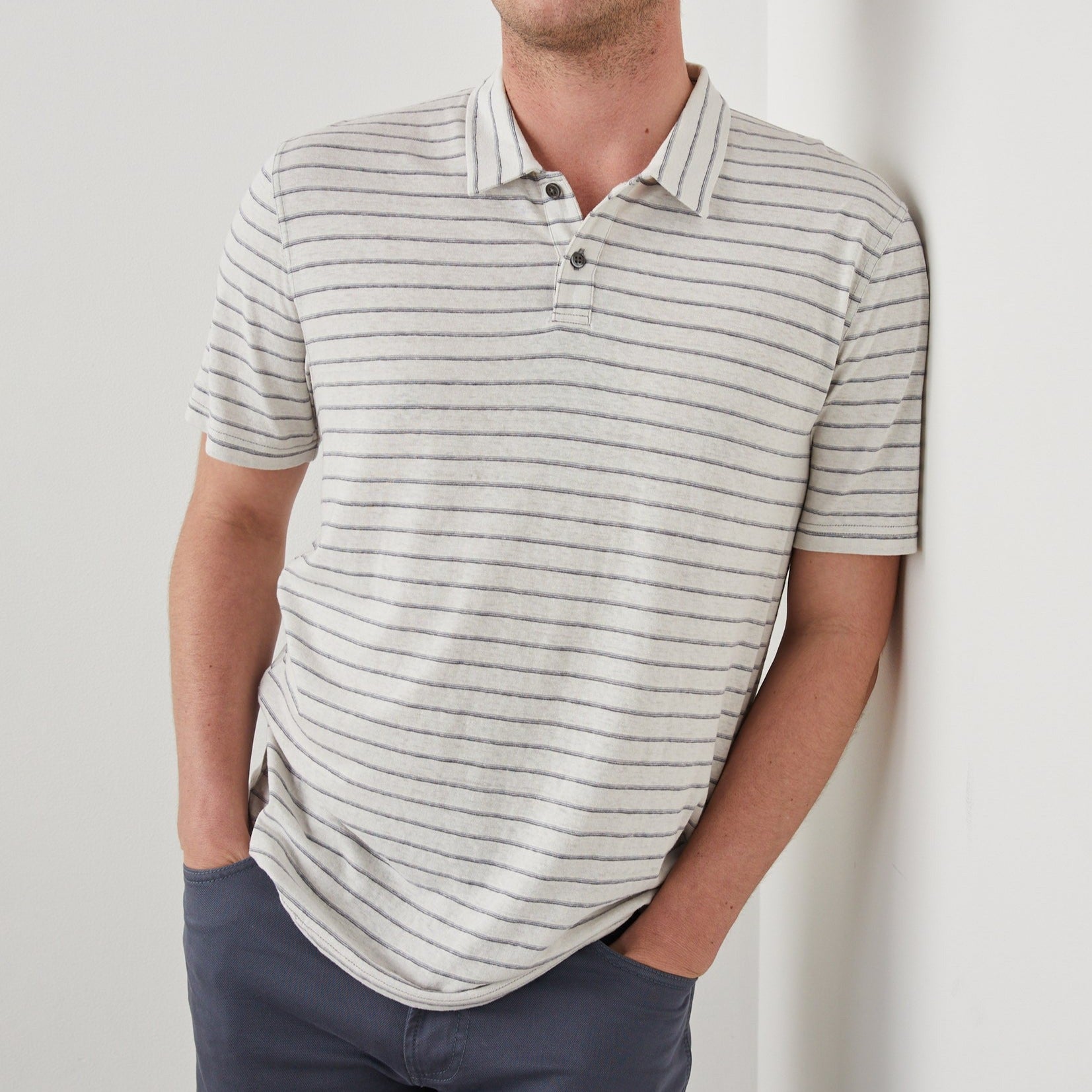 Napoli Polo Shirt - Rhine Rivers Stripe