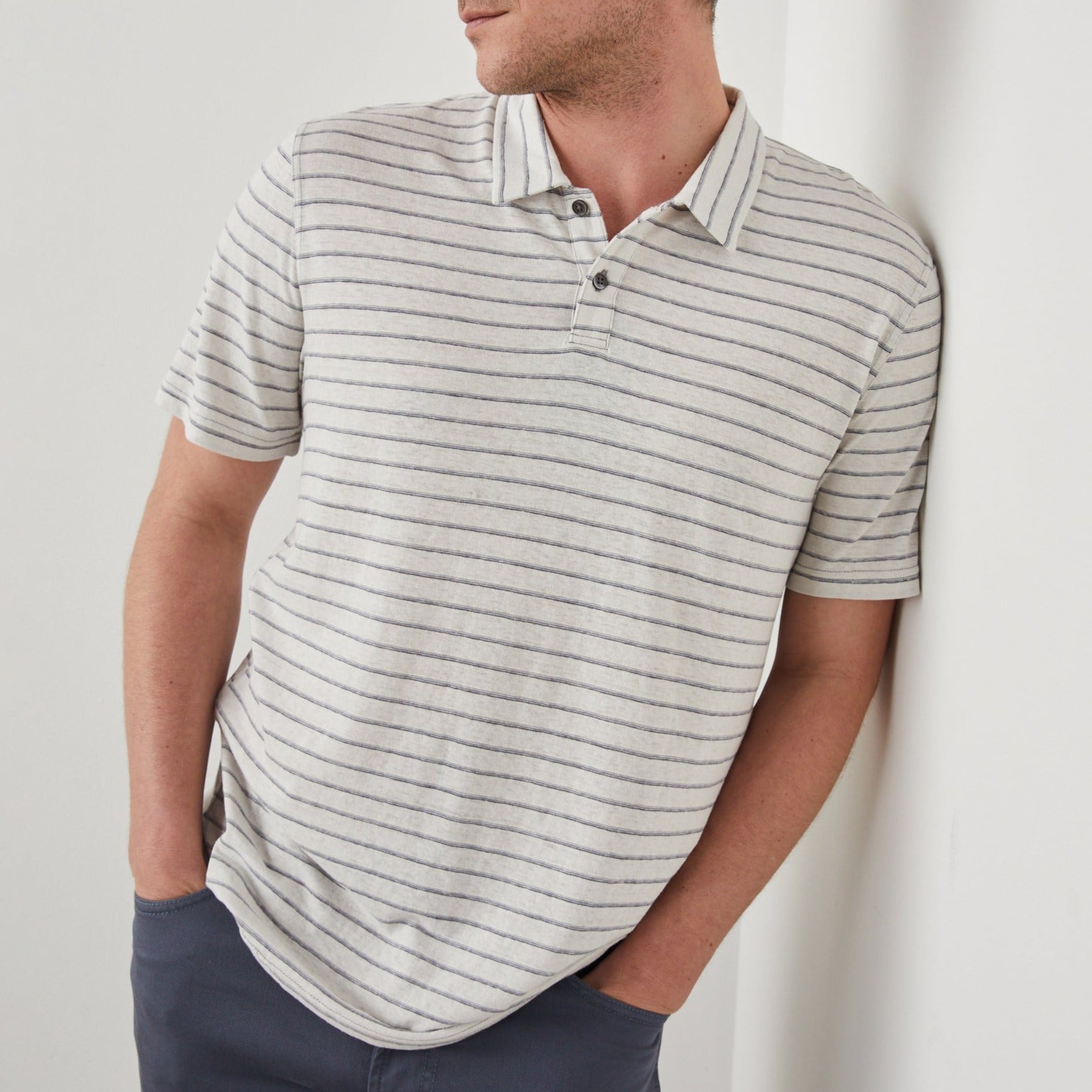 Napoli Polo Shirt - Rhine Rivers Stripe