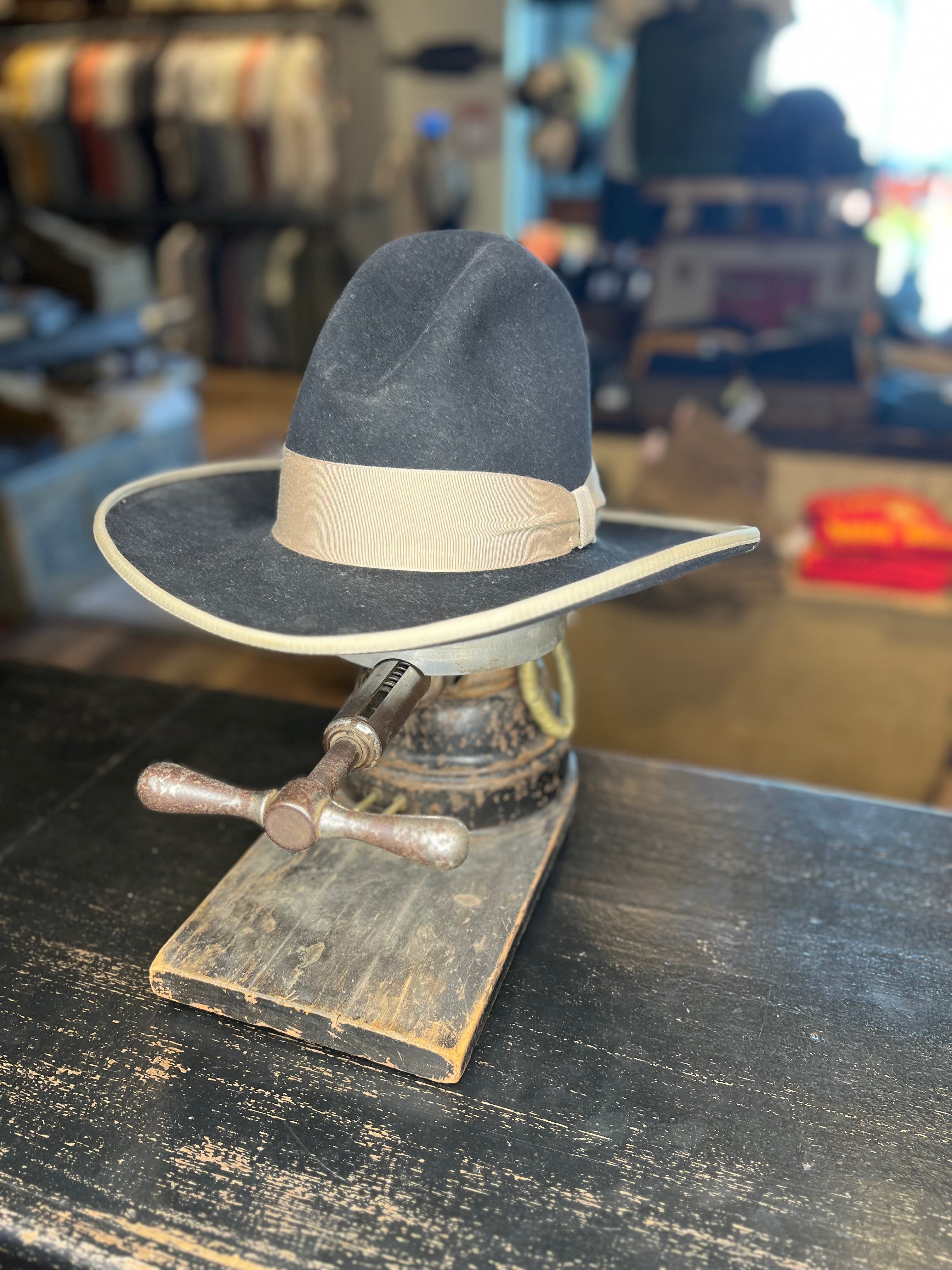 Beaver Brand Hats Vintage Tom Mix Custom Made Cowboy Hat