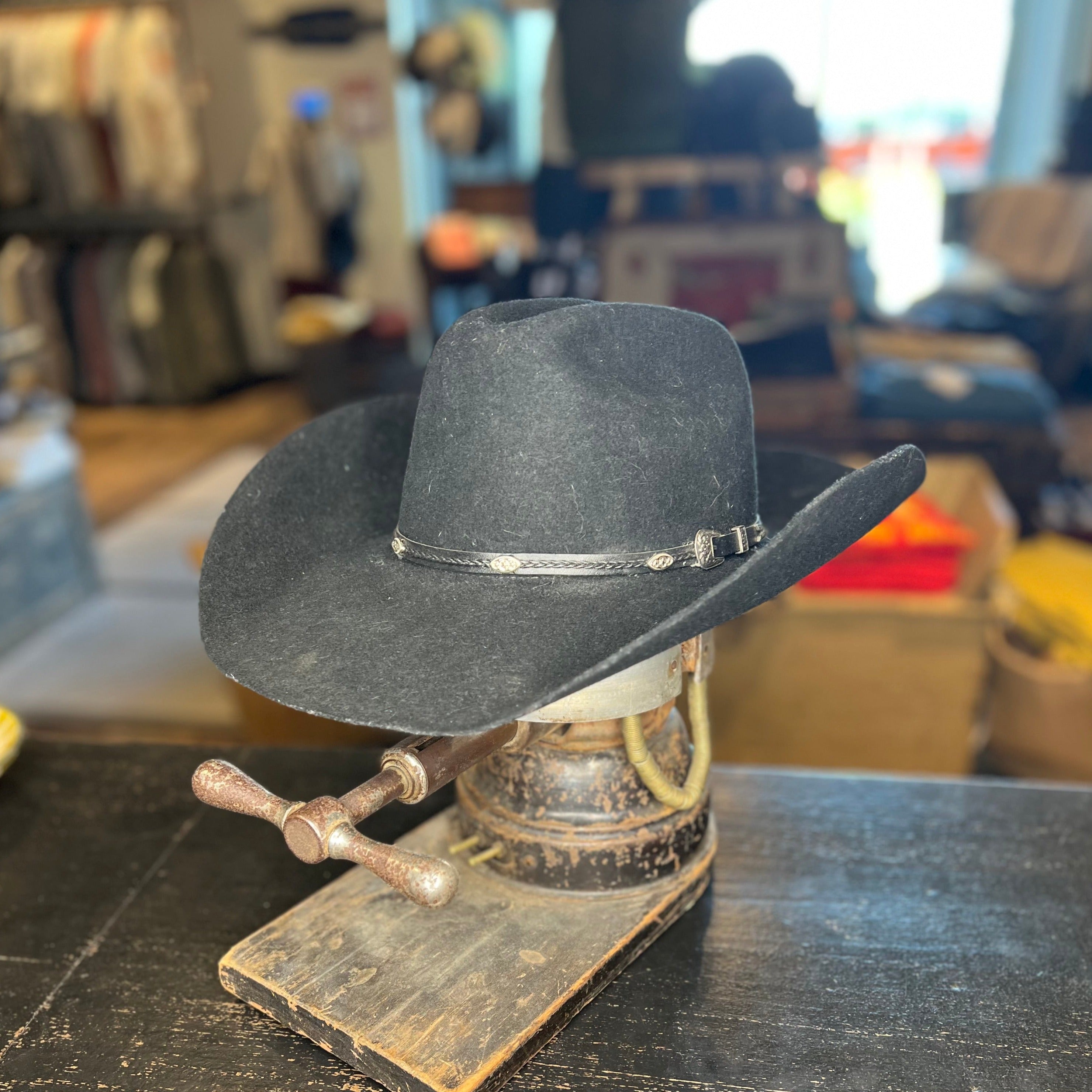 Vintage Felt Cowboy Hat