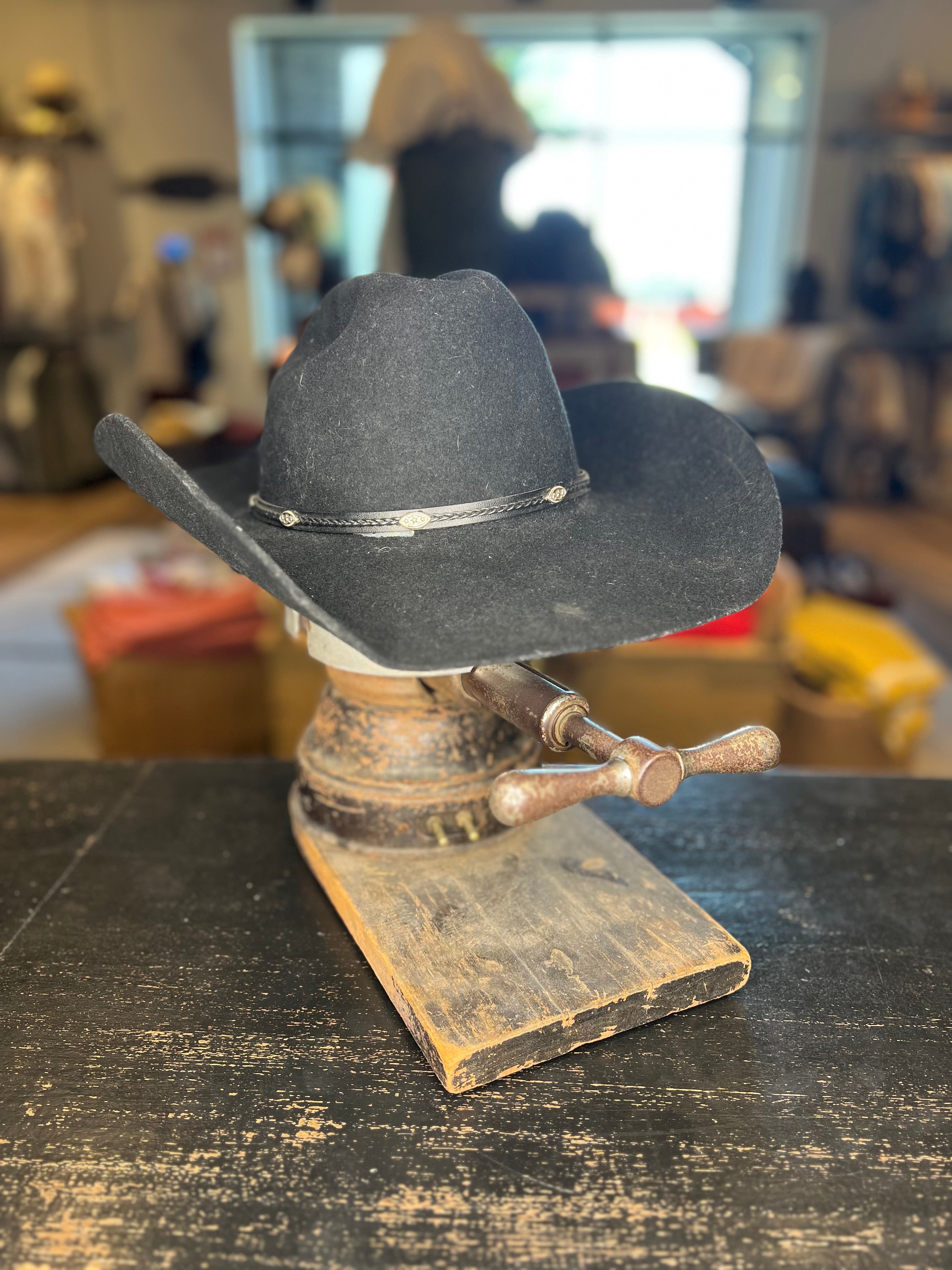 Vintage Felt Cowboy Hat