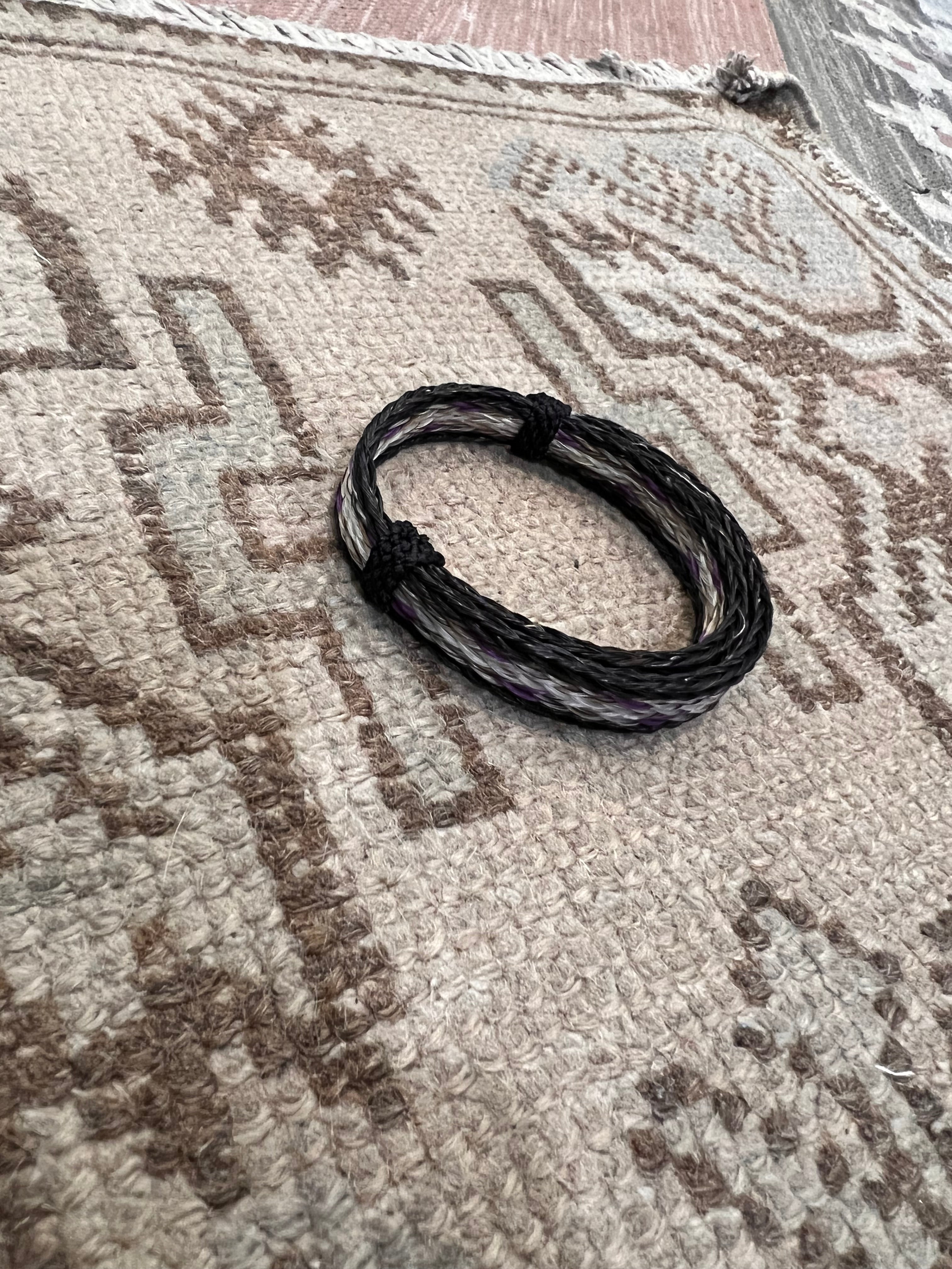 Hand-woven Horse Hair Bracelet - Thin