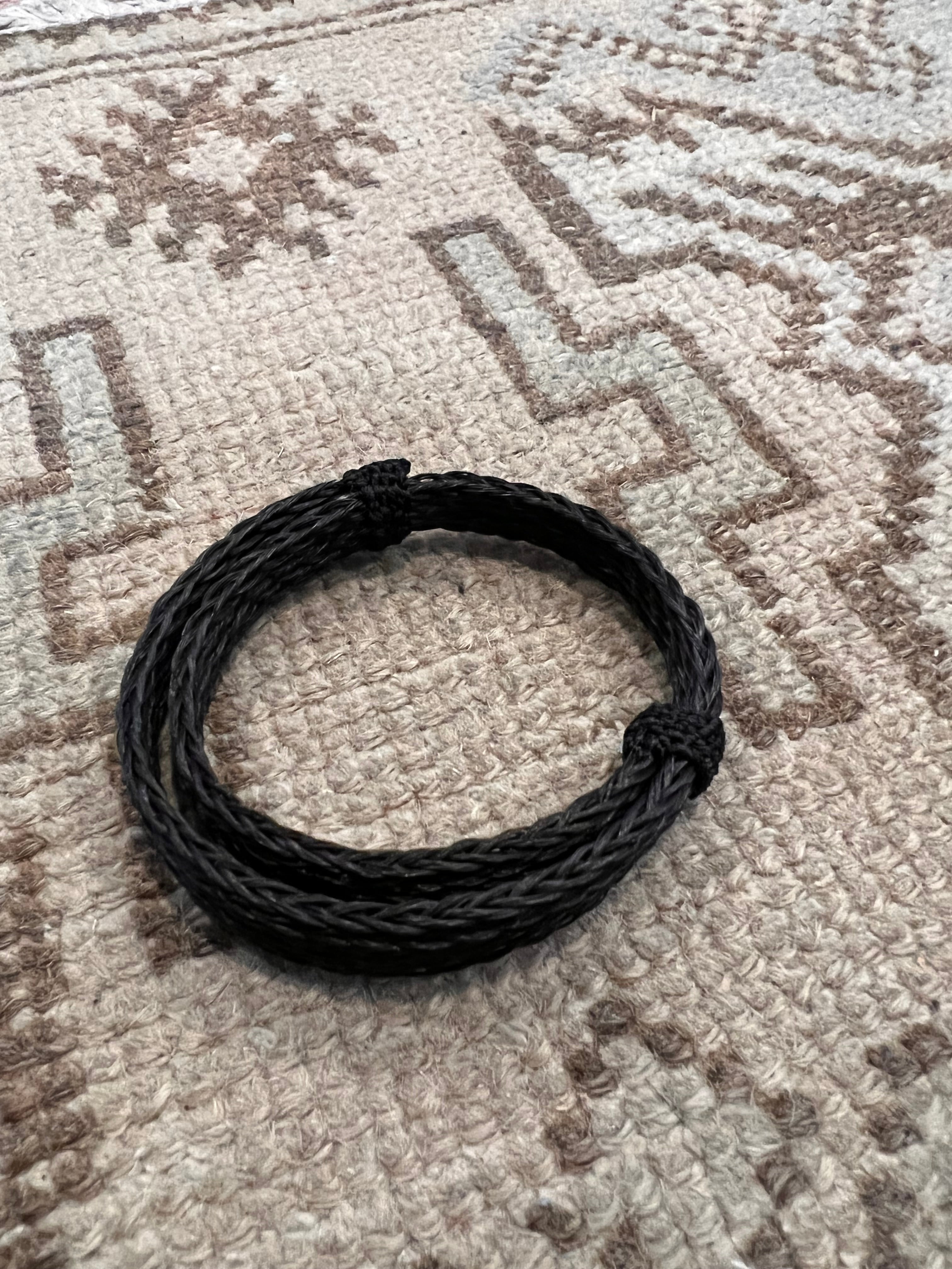 Hand-woven Horse Hair Bracelet - Thin