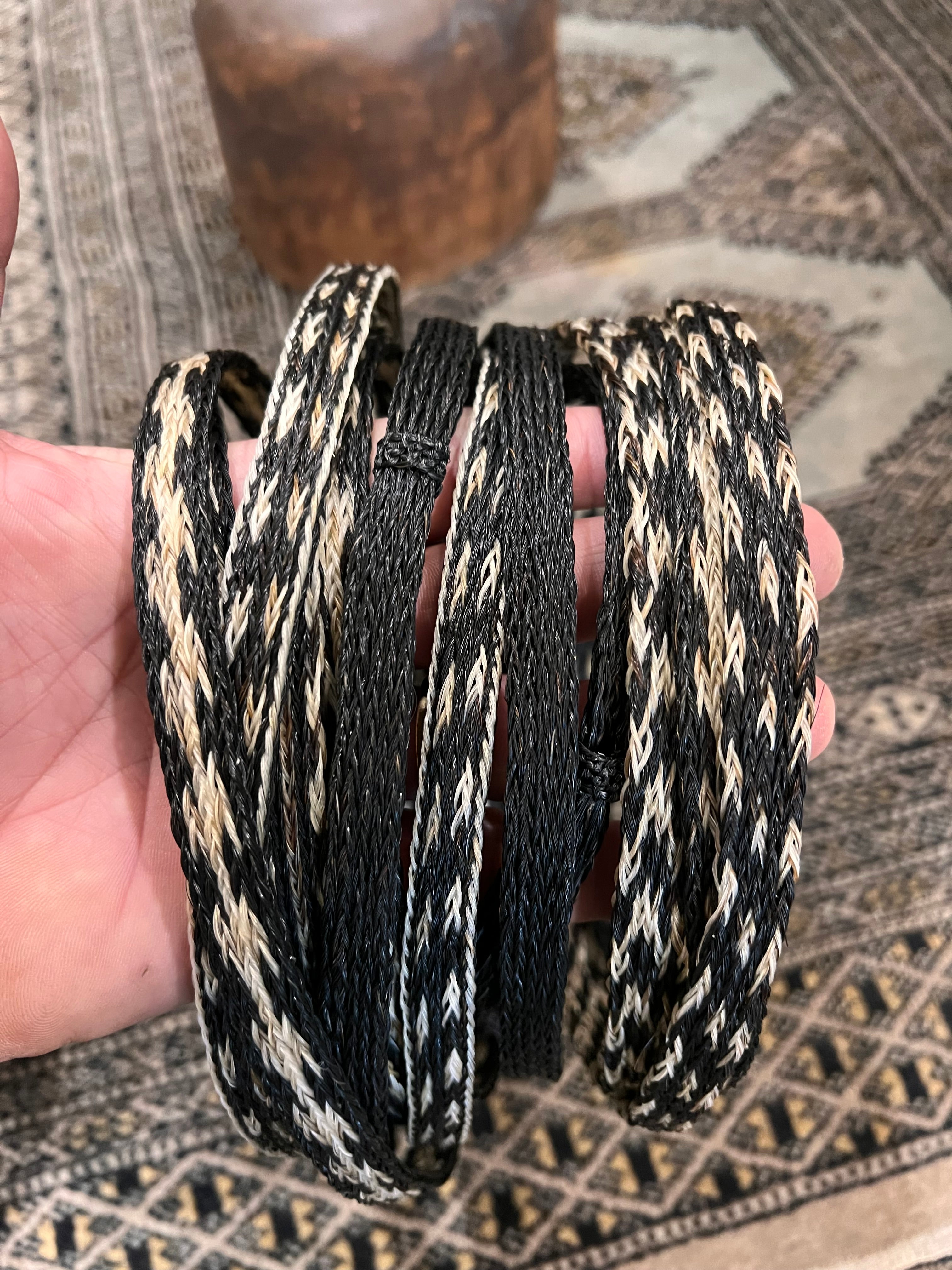 Hand-woven Horse Hair Hat Bands