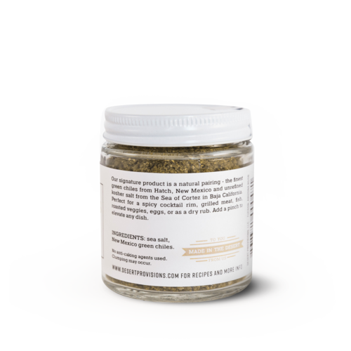 Hatch Green Chile Salt - 3.4oz (MILD)