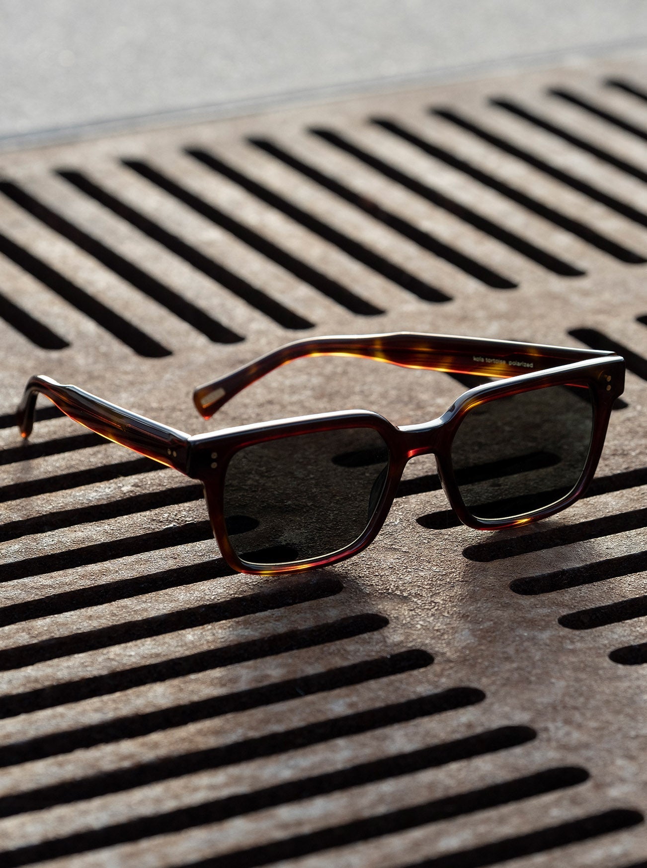 WEST - KOLA TORTOISE / GREEN POLARIZED - Size 55
