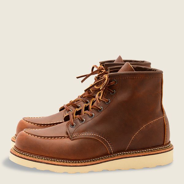 Heritage - Style 1907 CLASSIC MOC MEN'S 6-INCH BOOT IN COPPER ROUGH & TOUGH LEATHER