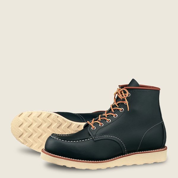 Heritage - Style 8859 CLASSIC MOC MEN'S 6-INCH BOOT IN NAVY PORTAGE LEATHER