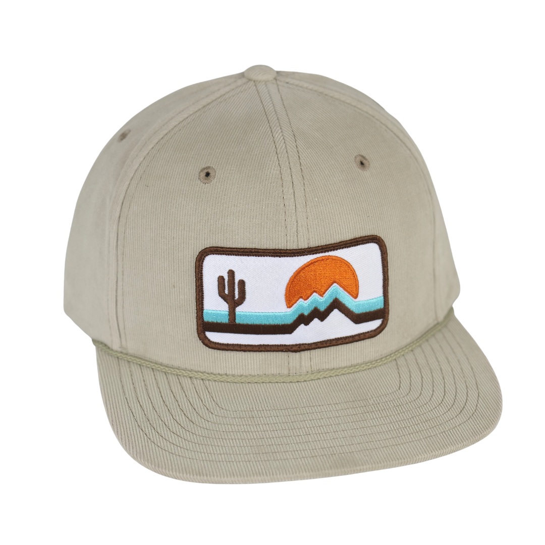 Retrozona Corduroy Hat - Tan