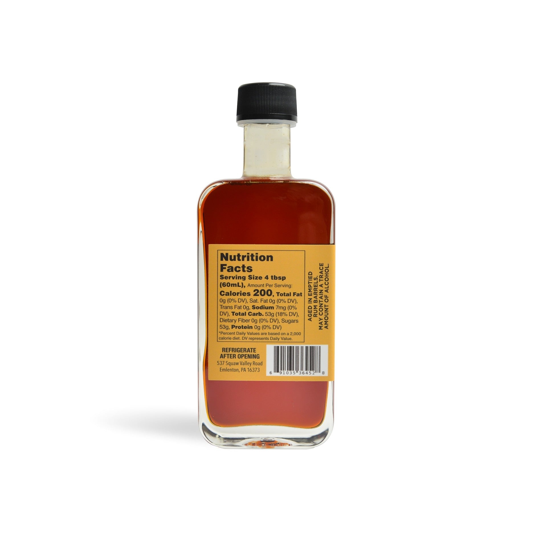 RUM BARREL AGED PURE MAPLE SYRUP