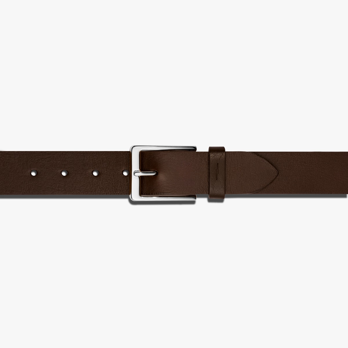 1-1/2 Lightning Bolt Keeper Belt-Deep Brown by Shinola