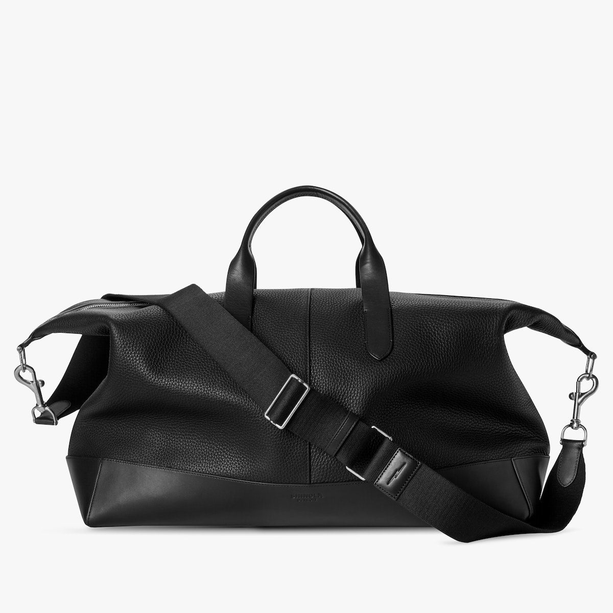 CANFIELD CLASSIC HOLDALL - NATURAL GRAIN LEATHER - BLACK