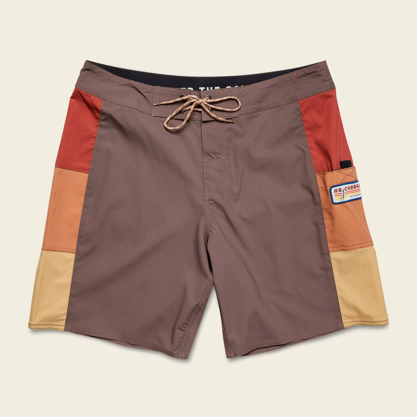 HB Chargers Boardshorts-Longboard Brown
