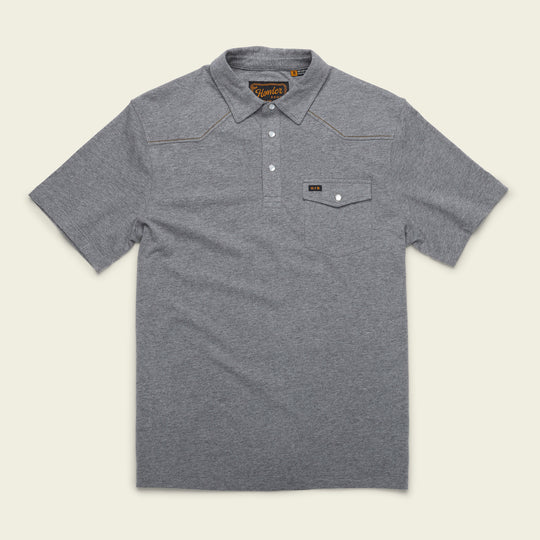 Ranchero Polo - Deep Grey Heather