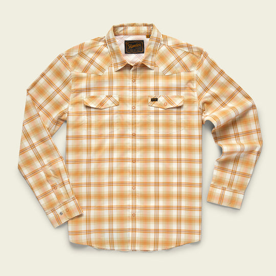 H Bar B Tech Longsleeve Shirt - Leon Plaid : Home Team