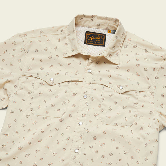 Open Country Tech Shirt - Guadalupe Floral : Brown Rice