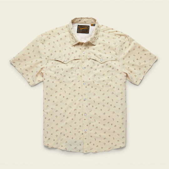Open Country Tech Shirt - Guadalupe Floral : Brown Rice