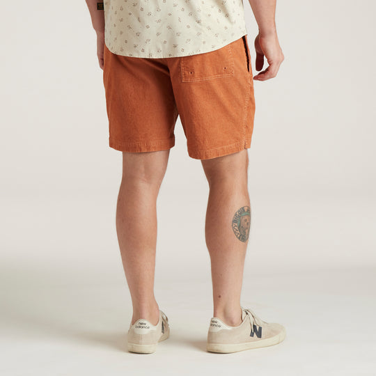 Pressure Drop Cord Shorts - Clay