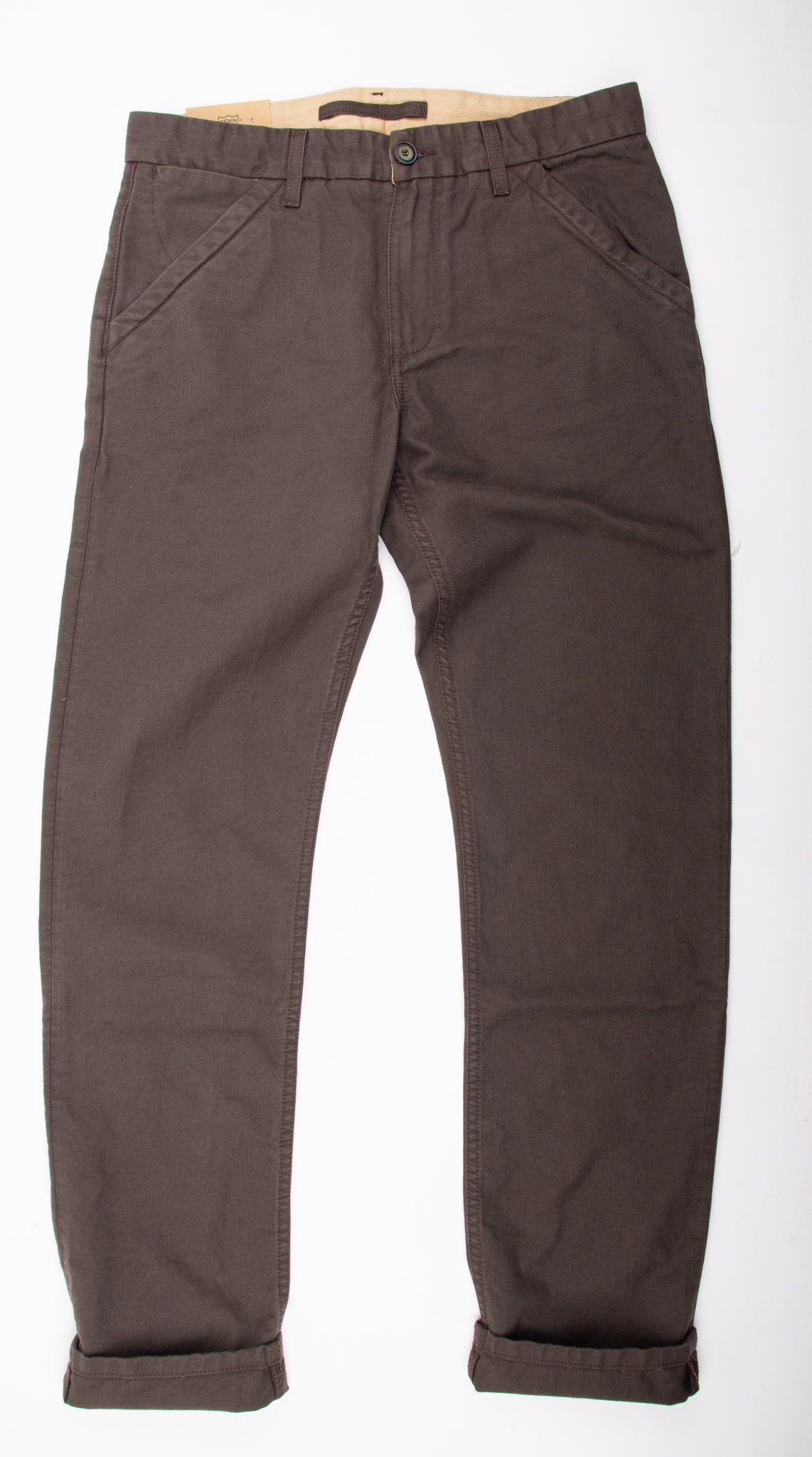 WORKERS CHINO SLIM STRAIGHT-BARK