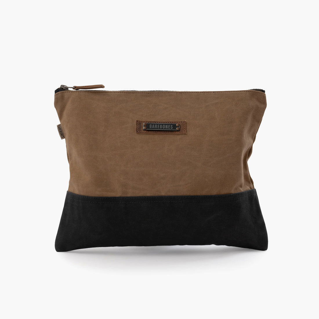 Neelum Large Zipper Pouch - Khaki