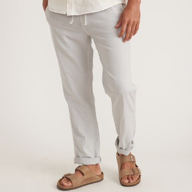 Saturday Beach Pant in Light Grey