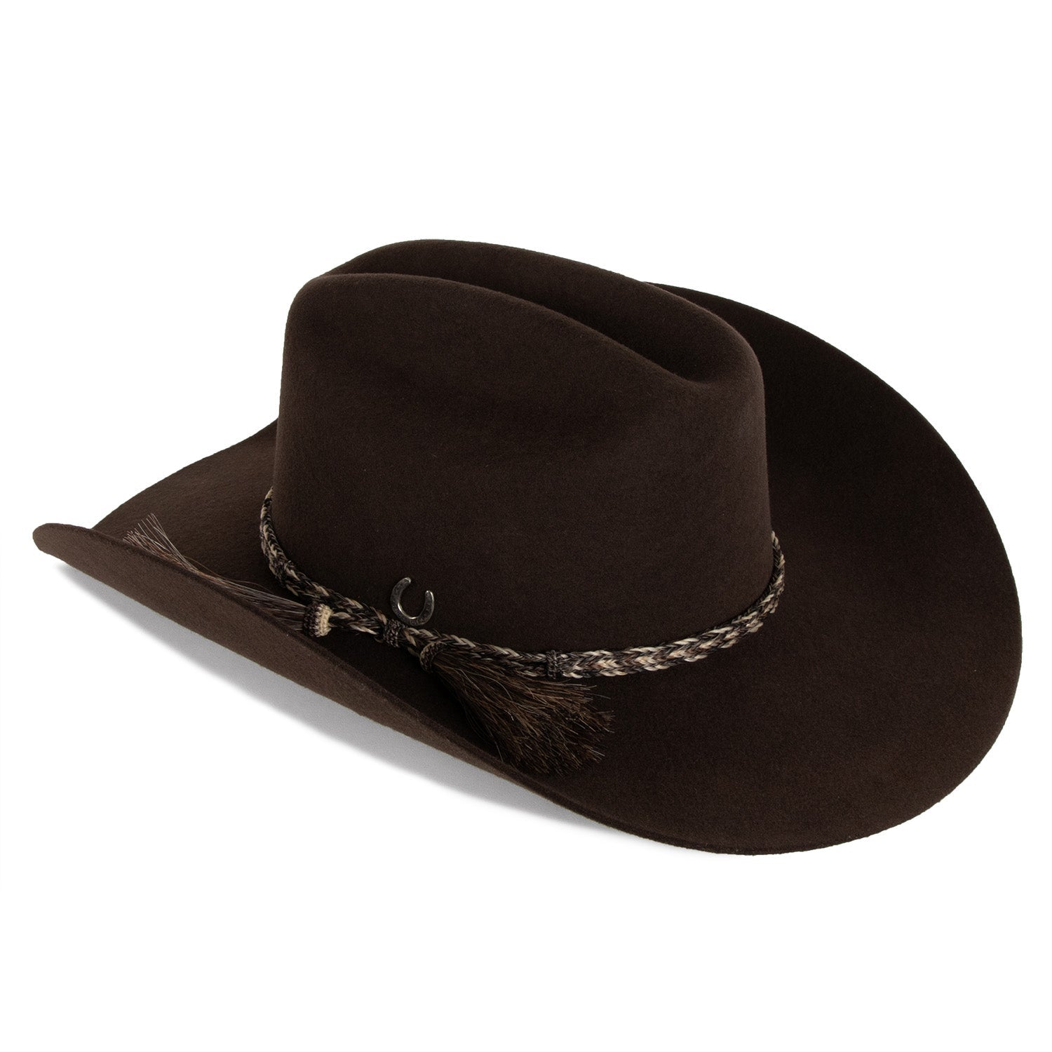 SEAGER X HUCKBERRY LONGHORN 4X HAT CHOCOLATE - 7 3/8
