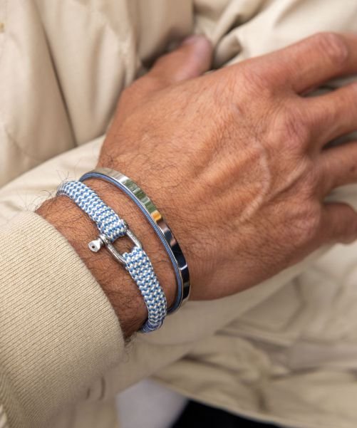 VICIOUS VIK IVORY - PIGEON BLUE | SILVER