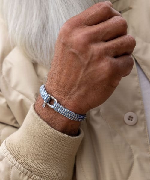 VICIOUS VIK IVORY - PIGEON BLUE | SILVER