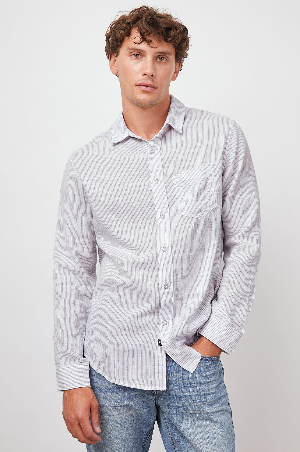 WYATT - KAMARI STRIPE WHITE
