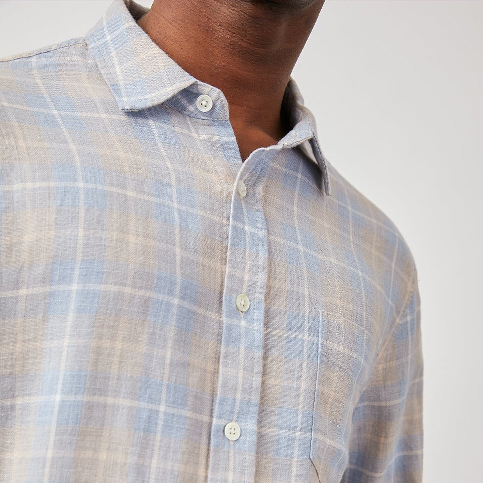 WYATT SHIRT - SHORELINE PEACH