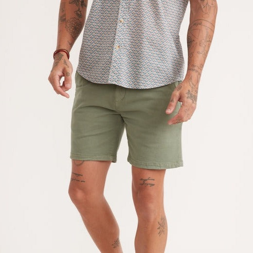 7" Walk Short in Vetiver (Sage Green)