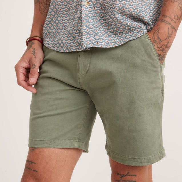 7" Walk Short in Vetiver (Sage Green)