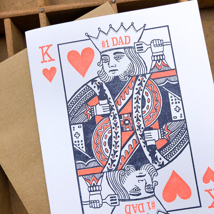 king of hearts dad card