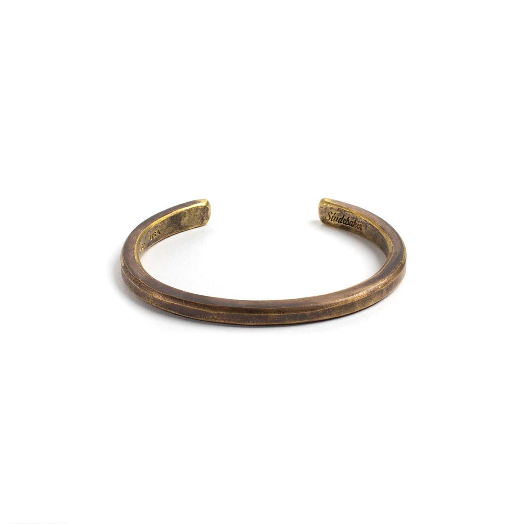 Heavyweight Classic Cuff Brass Work Patina