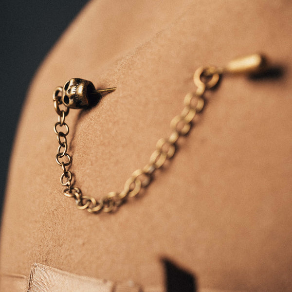 Brass Voodoo Hat Pin