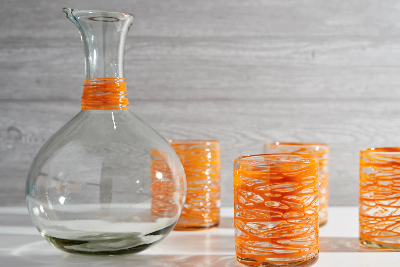 Handblown Glass Carafe