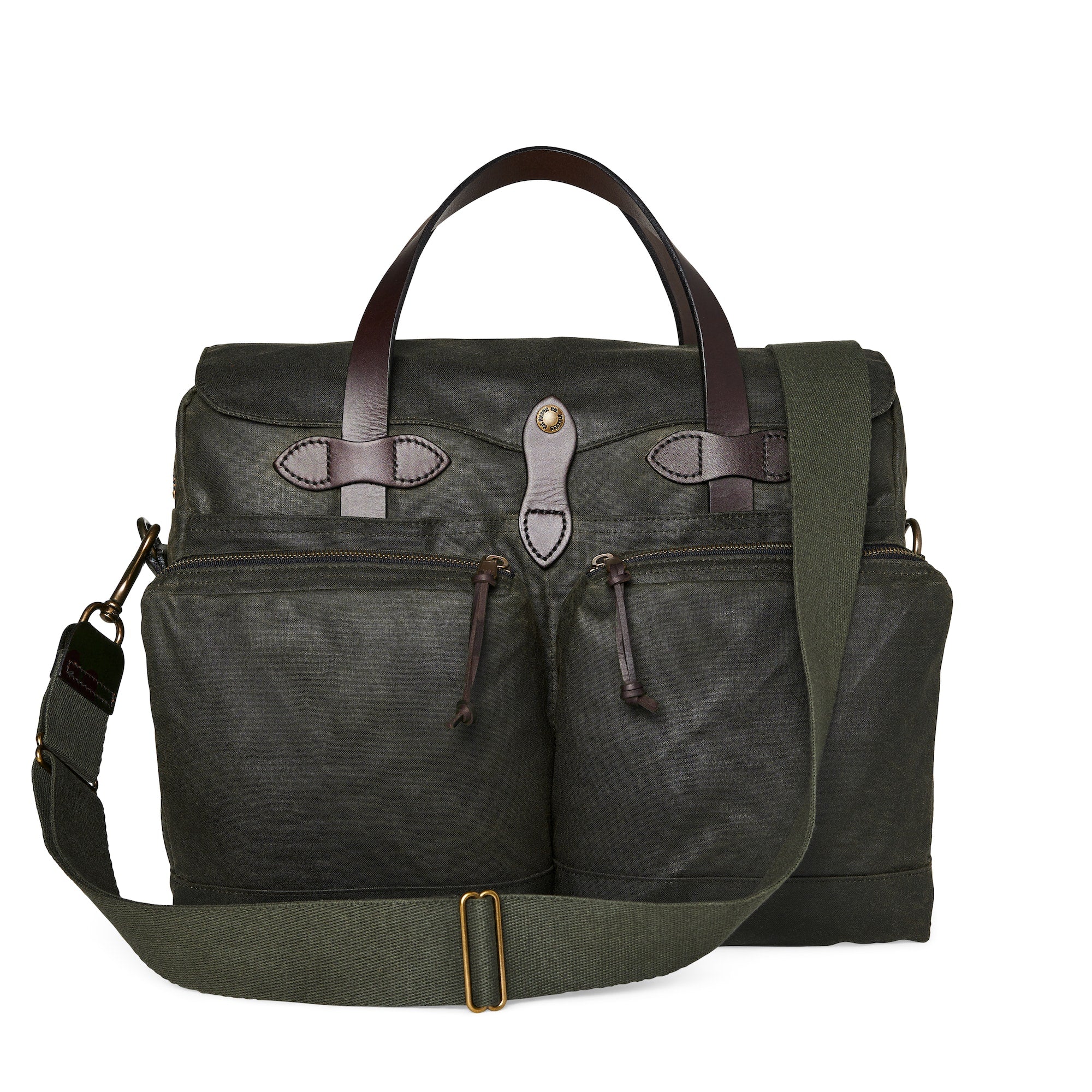 24 HOUR TIN CLOTH BRIEFCASE - OTTER GREEN