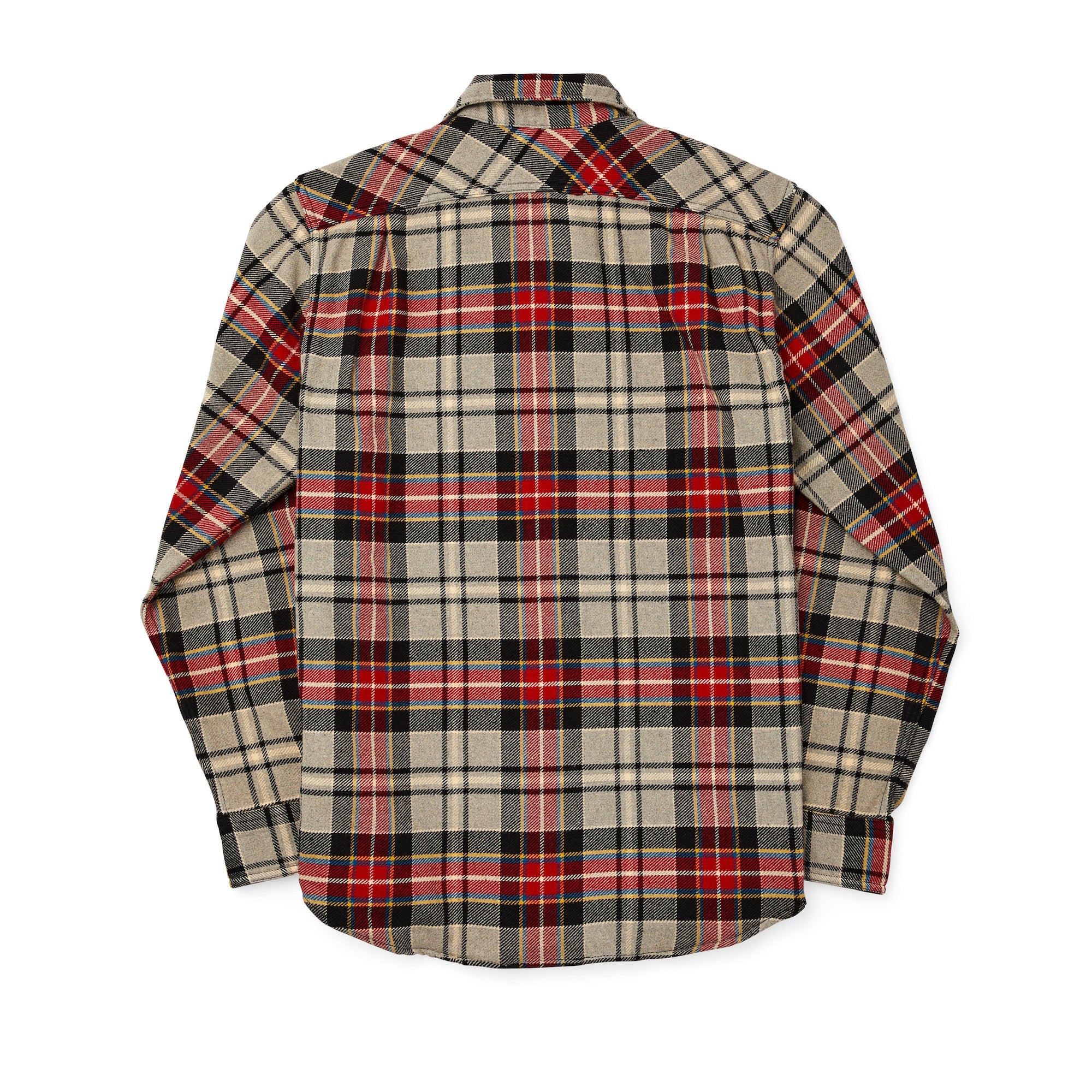VINTAGE FLANNEL WORK SHIRT - Firepit Gray Heather Plaid