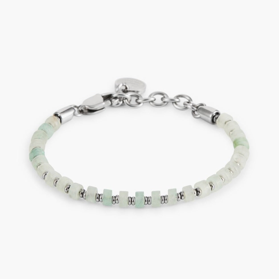 BRONTIDE 4 MM GREEN AVENTURINE | SILVER