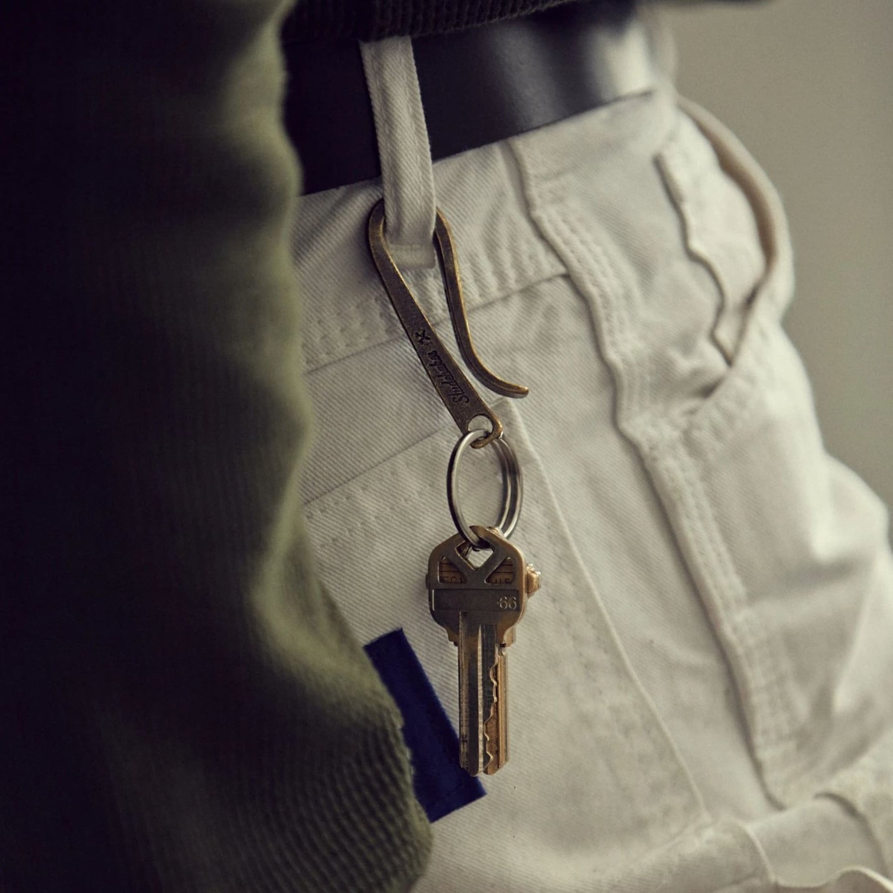Brass Pocket Keyhook