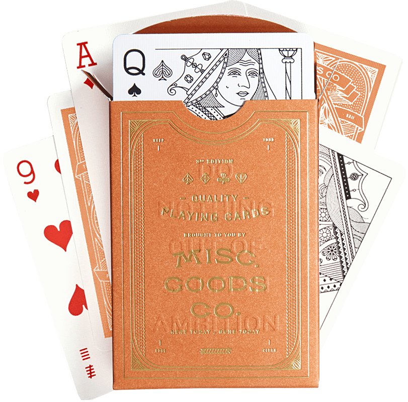 Misc. Goods Playing Cards