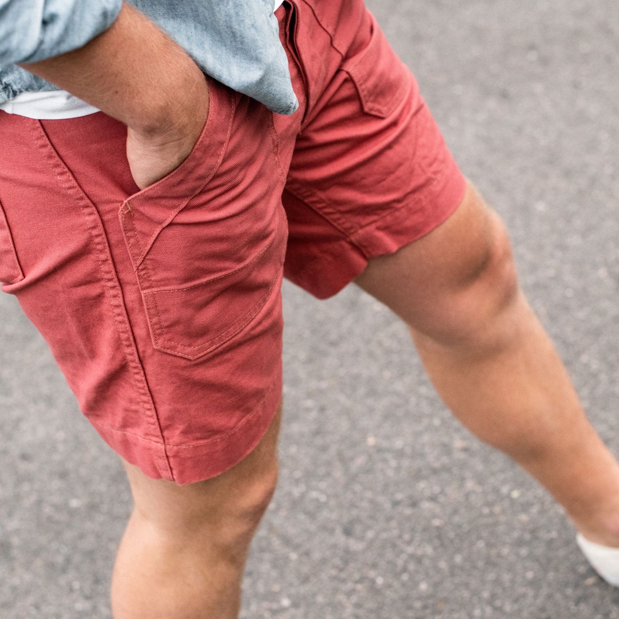 Ranger Canvas Short - Faded Red